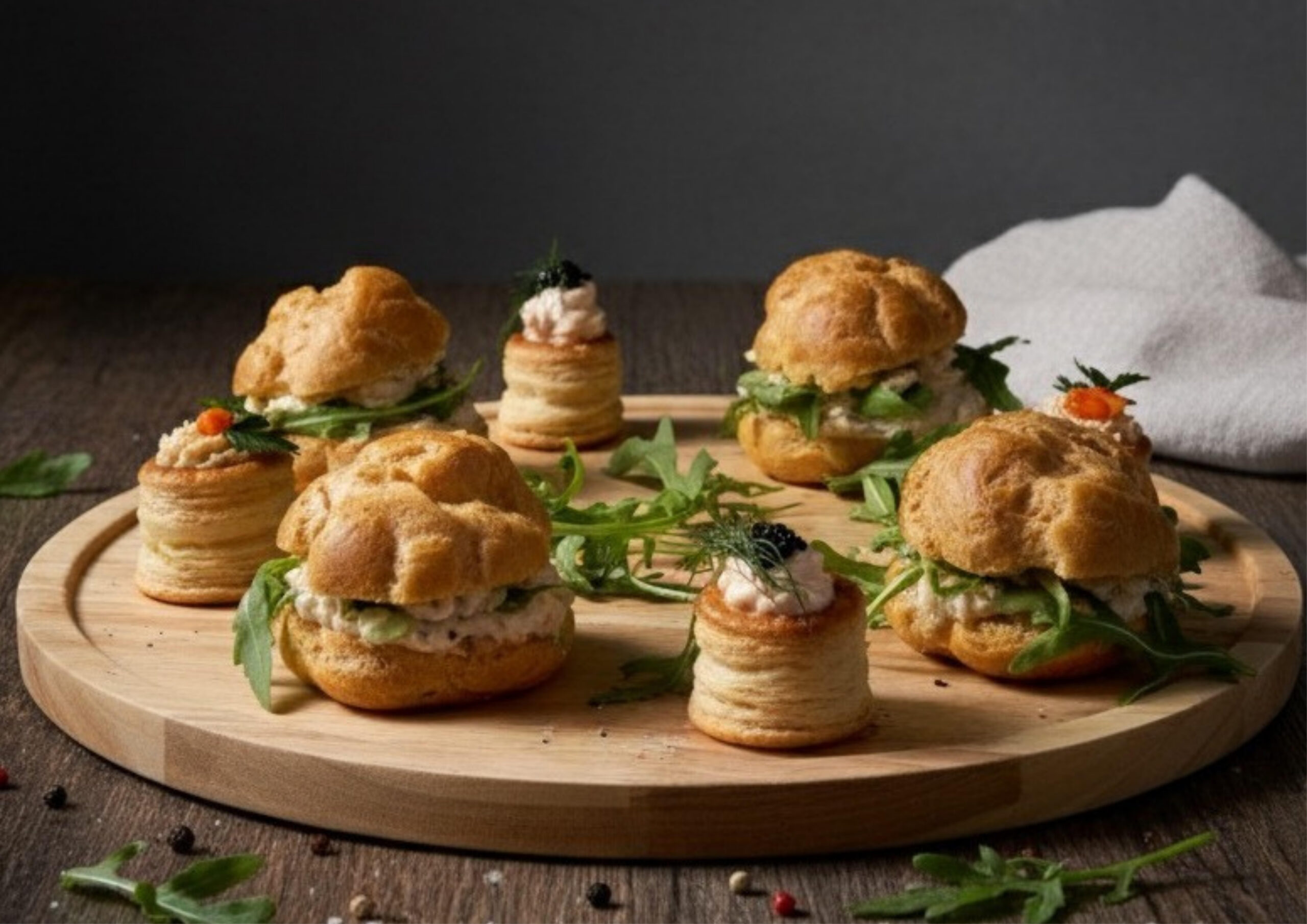 Mini vol au vent i mini ptyś 40 sztuk