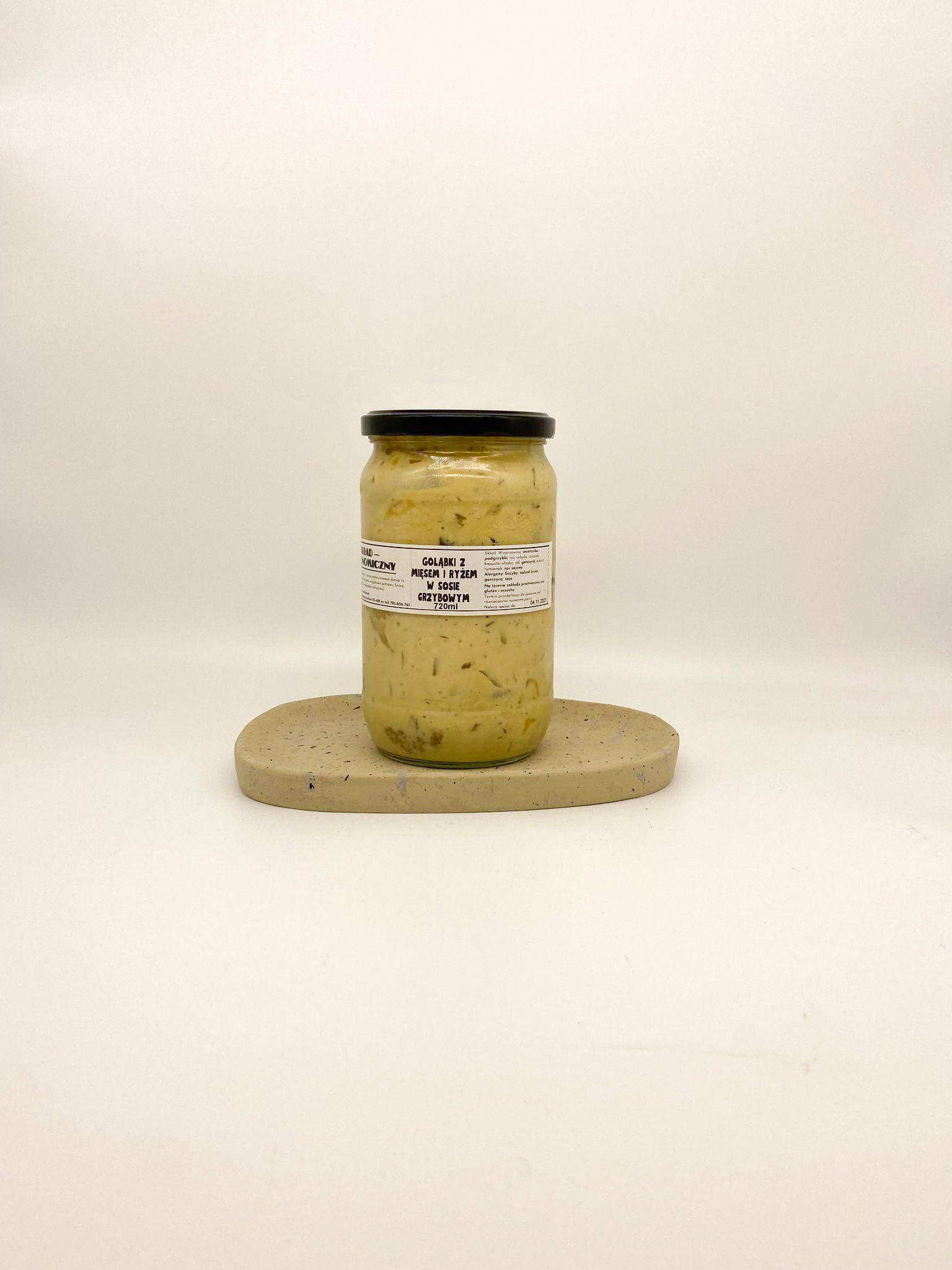 Gołąbki w kremowym sosie z leśnych grzybów