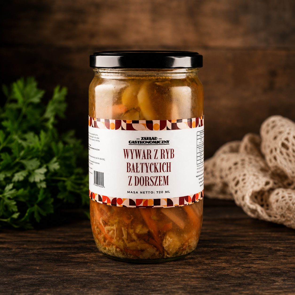 Wywar z ryb bałtyckich z delikatnym mięsem dorsza 720ml